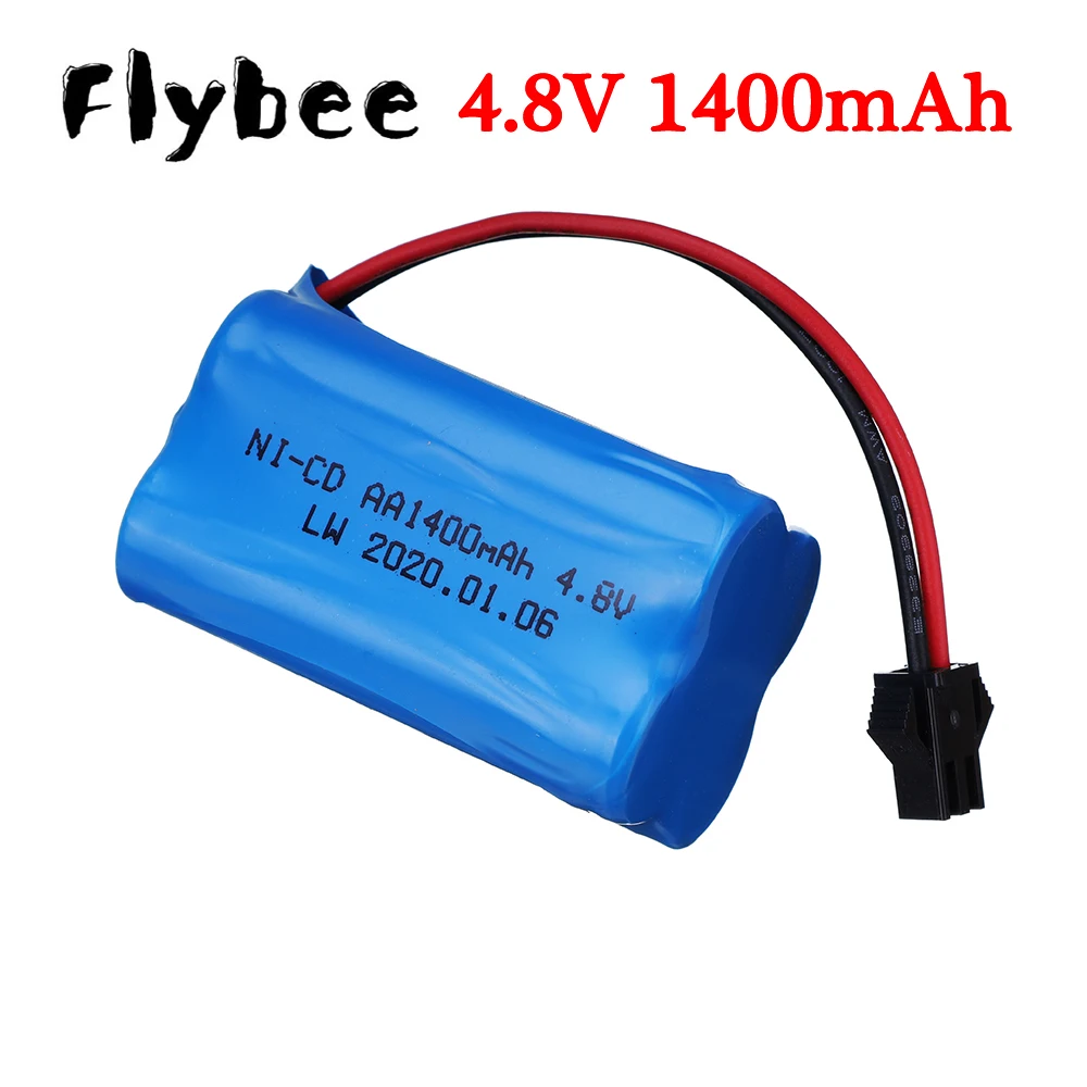 NI-CD 4 * AA 1400 mah 4.8 V bateria na zabawki zdalnie sterowane samochody zbiorniki roboty łodzie pistolety NICD 4.8 v 1400 mah baterie zabawki