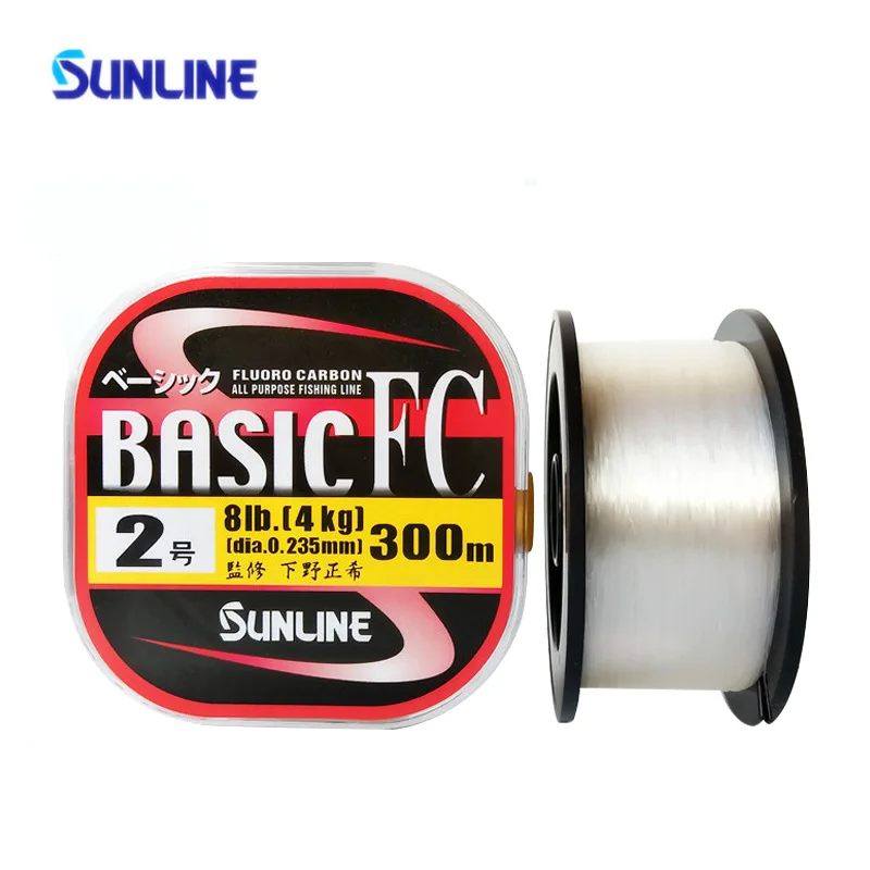 

Sunline BASIC Carbon Fiber Marine Fishing Line 300m Strong Tensile Abrasion Resistant Anti-Bite Fishing Line