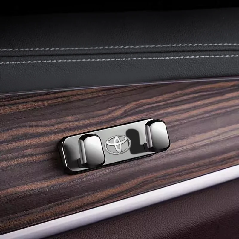 خطافات تخزين من سبائك الزنك ملحقات أدوات تنظيم السيارة الداخلية لسيارة Toyota 86 Mirai Supra Prado Alphard Crown Vellfire Sequoia