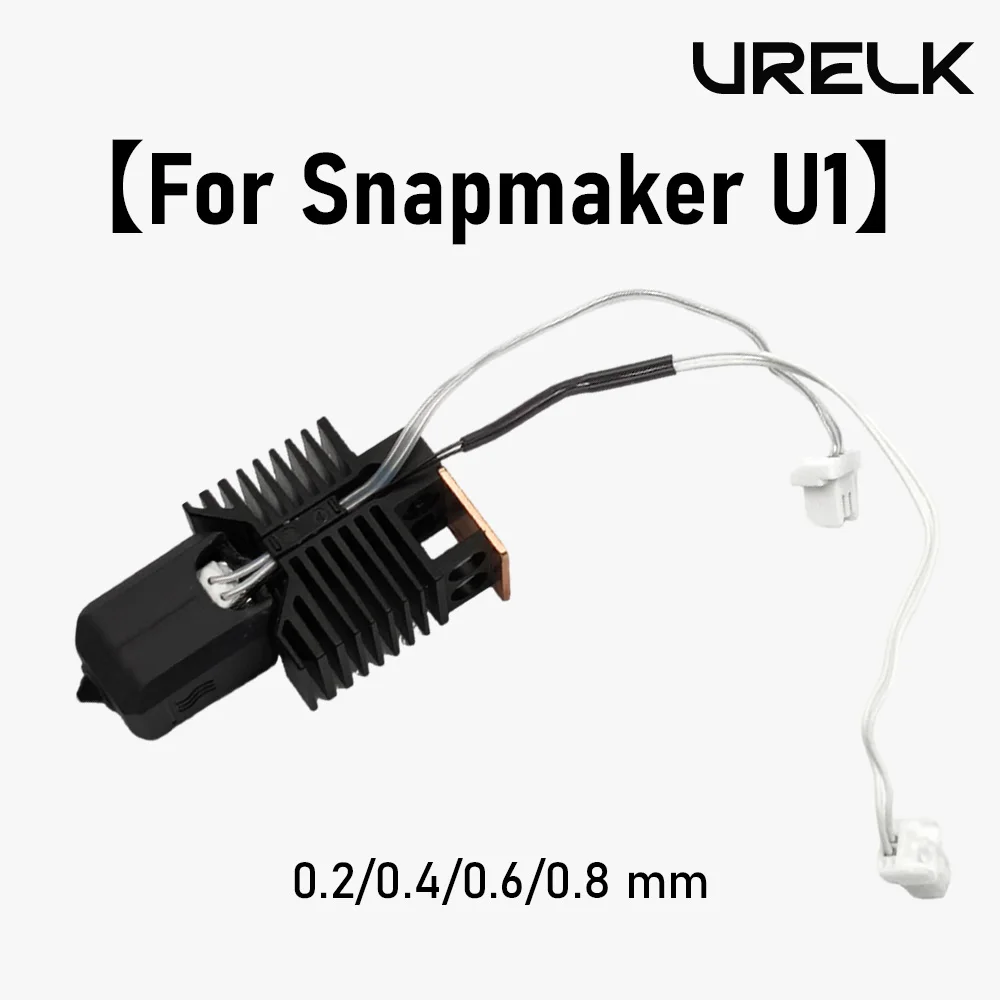 

U1 Hotend 24v 48w Ceramic Heating Block Kit For Snapmaker U1 High Flow 0.4 Hot End Print Head for Snapmaker U1 Accessories Parts