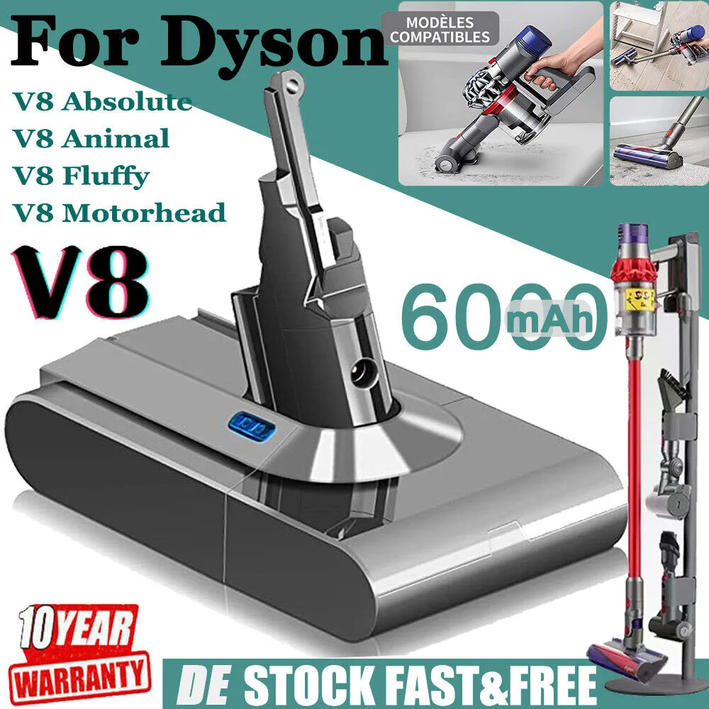 YH5 For Dyson V8 Absolute Handheld Vacuum Cleaner For Dyson V8 Battery V8 SV10 batteri Rechargeable Battery V8 Fluffy V8 Animal