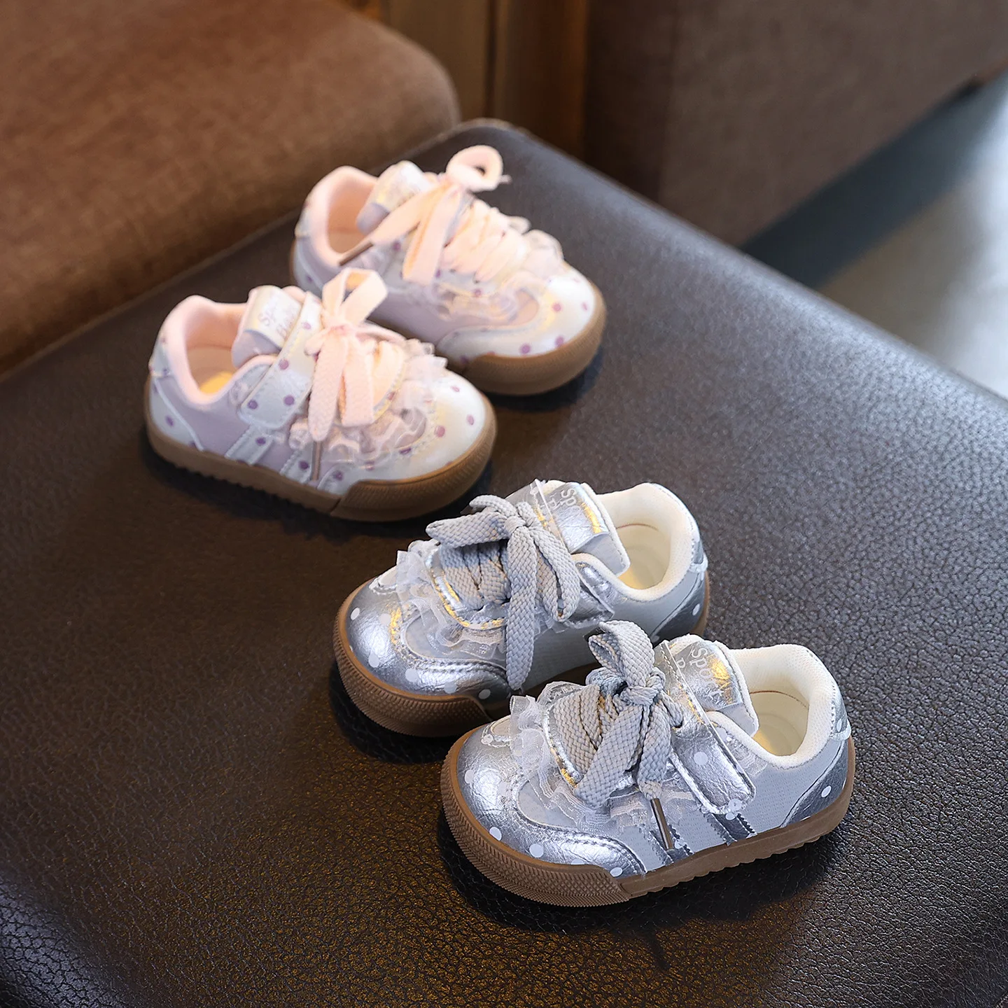 2026 Children's Board Shoes Four Seasons Models Solid Color Casual Boys Girls Training Shoes Soft Kid Baby Sneakers 18-29
