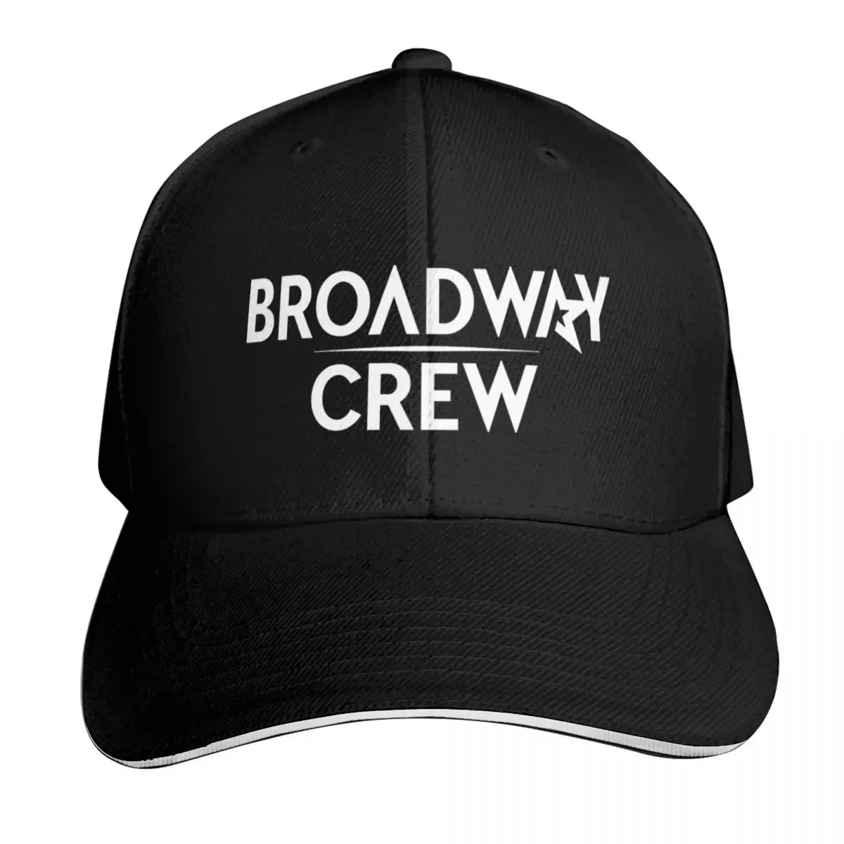 Broadway Crew White Logo Baseball Cap black Kids Hat winter hats for men Hats For Men Women's