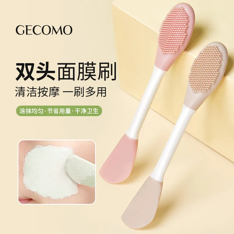 Masque de nettoyage du visage en Silicone 2 en 1, brosse, outil de nettoyage en profondeur, exfoliant, gommage des pores, soins de la peau du visage, outil de beauté