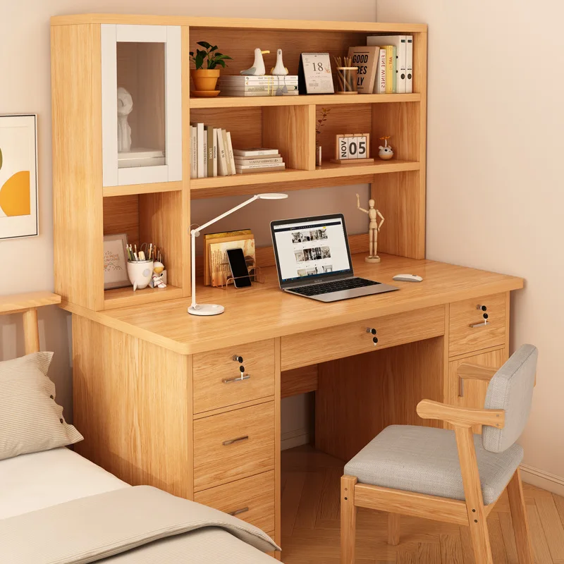Home Student Computer Bedroom Learning Writing Office Desk and Chair Combination