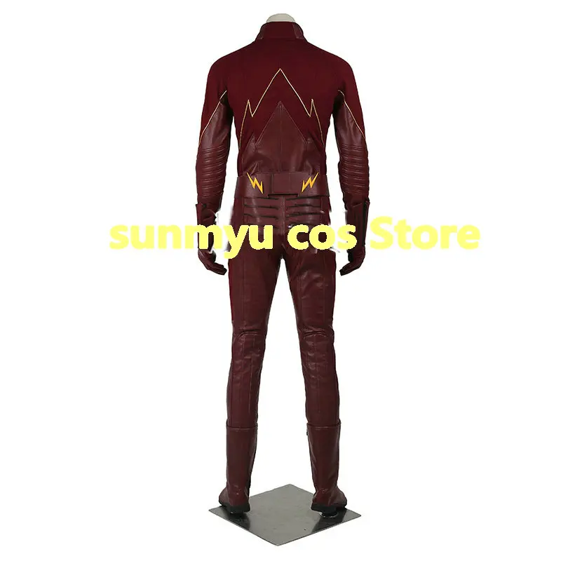 Flash 2 Cosplay Costume Barry Cosplay Suit with Mask Custom Size