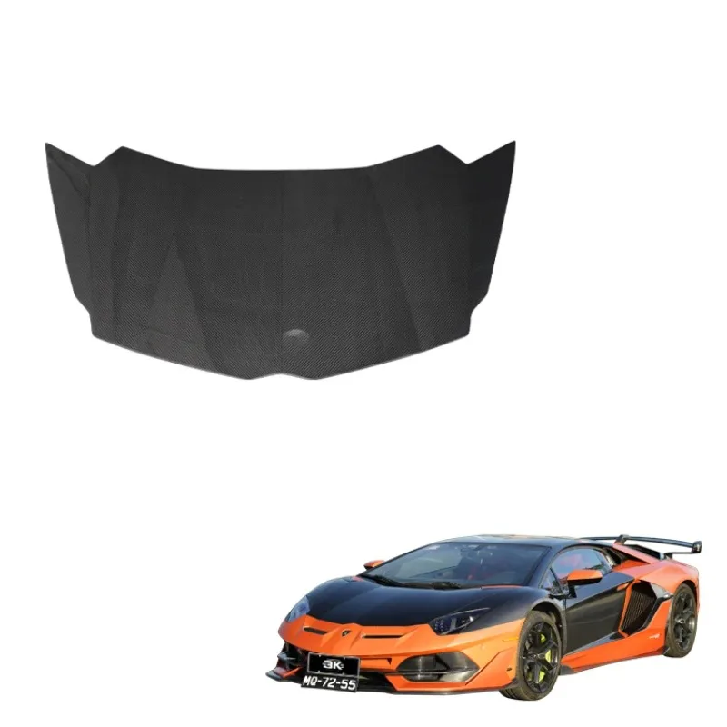 

New LP700 LP720 OEM Style Front Bonnet Hood Dry Carbon Fiber Front Trunk Cover For Lamborghini Aventador Engine Hoods