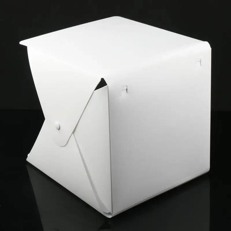 Portable LED Photo Studio Light Box Foldable Photography LED Photo Studio Tent USB Mini Light Box With 2/4/6 Color Backdrop gallery 2