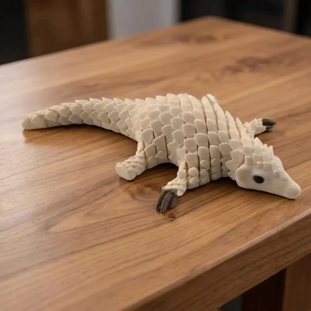 3D Printed Pangolin Armor Joint Decoration Figurine Model Desktop Ornaments and Collectibles