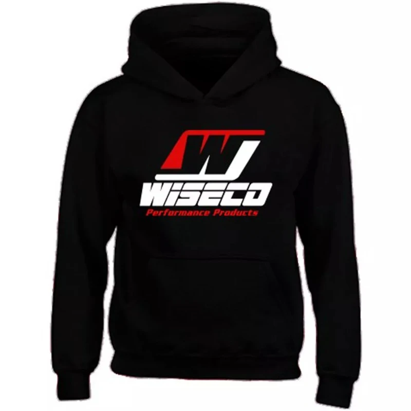 

2025 Autumn Winter Wiseco Performance Piston Logo Men's Black Hoodie Sweatshirt Size S-3XL High-end Luxury