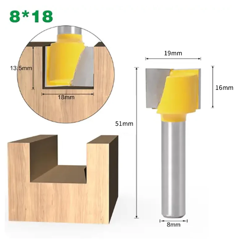 Imagem -03 - Carboneto Sólido Router Bit para Madeira Fundo de Limpeza Bit de Gravura Fresa Cnc Gravador para Madeira mm 1pc