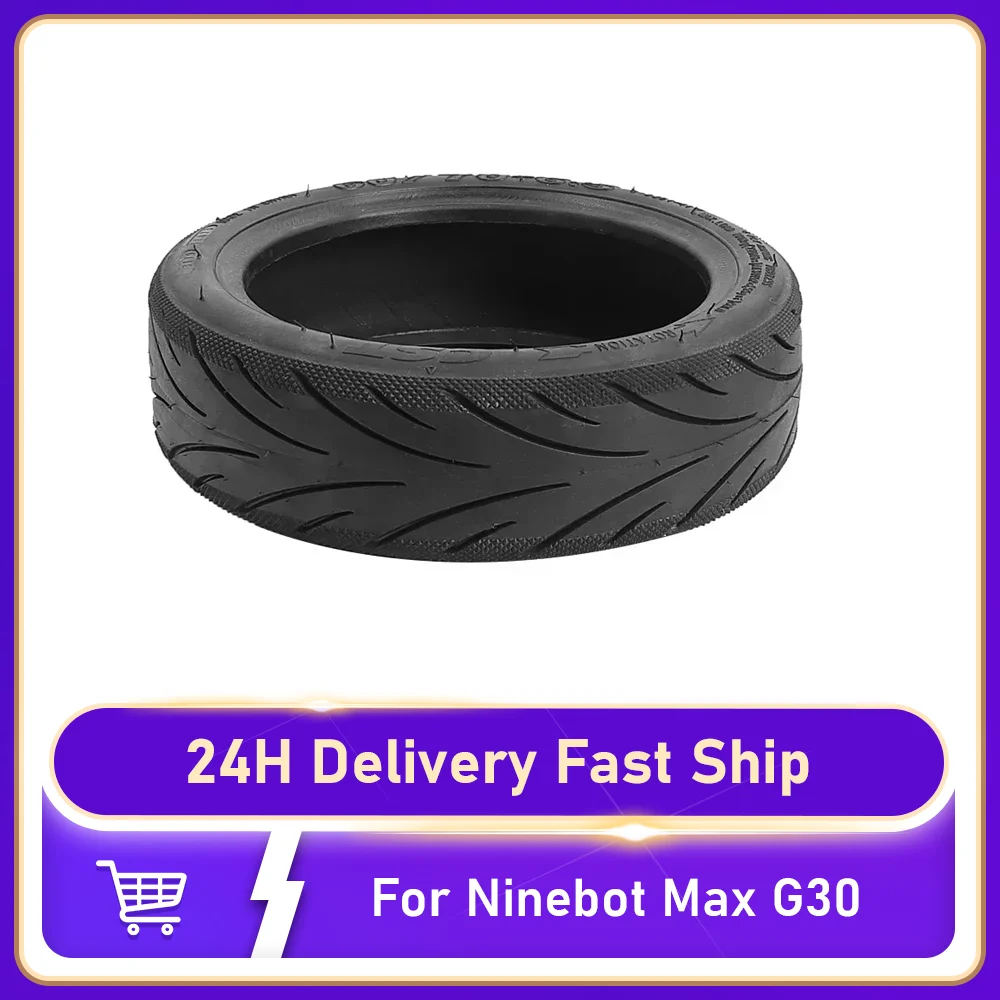 10 Inch 60/70-6.5 Rubber Outer Tyre For Segway Ninebot Max G30 Electric Scooter wheel CST Tubeless Tire Accessories Parts