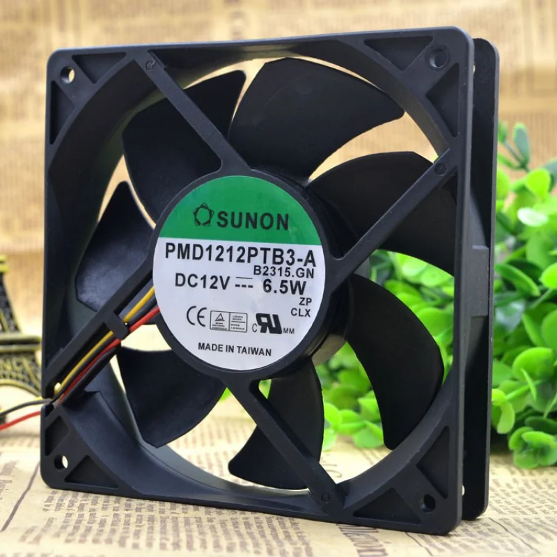 PMD1212PTB3-A 12V 6.5W 12025 12cm 3-Wire Cooling Fan PMD1212PTB3 A