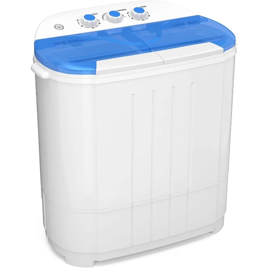 14 Lbs Portable Washing Machine for Apartment RV Dorm and Small Spaces Compact Top-Load Design with 9 Lbs Washer and 5 Lbs Spin