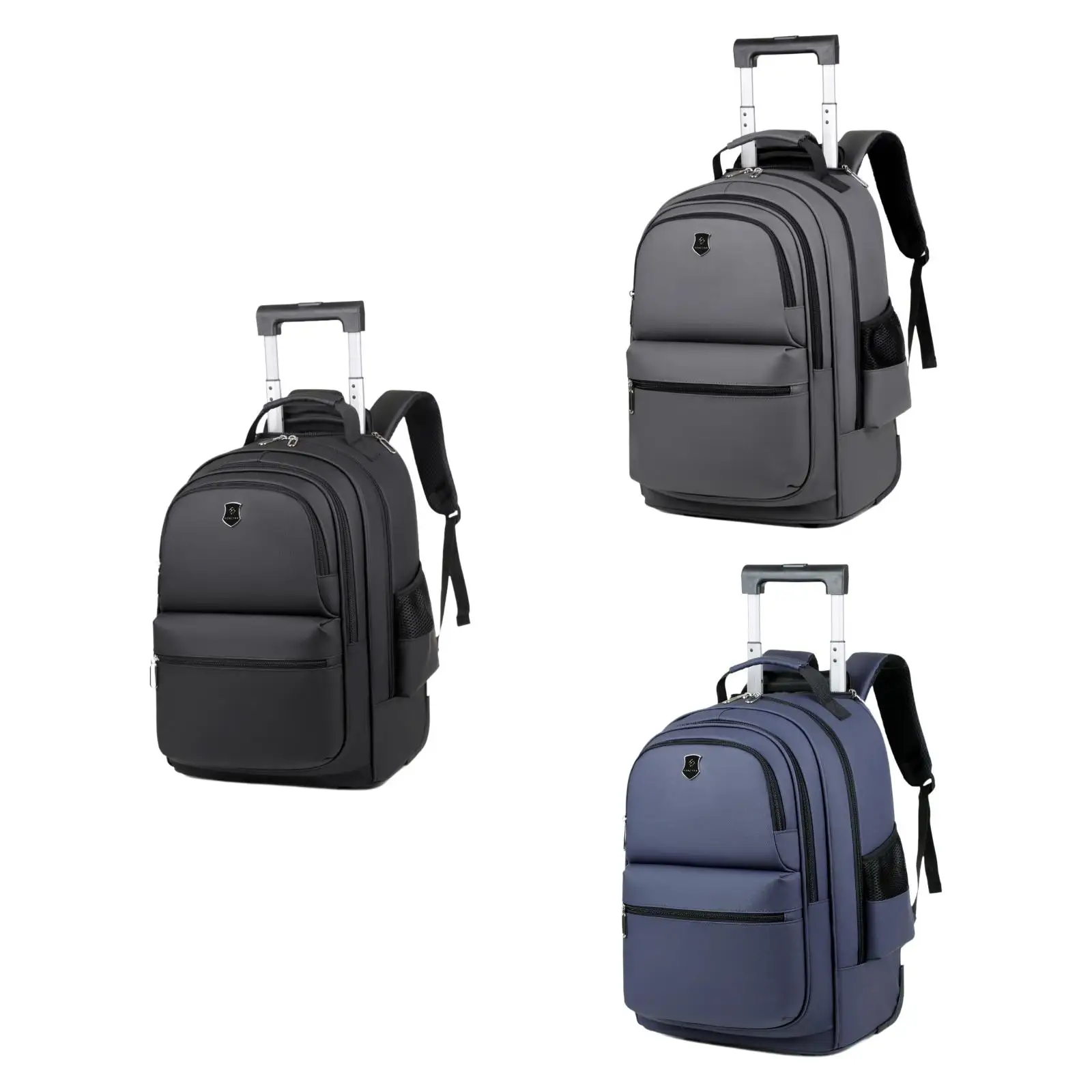 Rollbare Reisetasche, multifunktionaler Handgepäck-Rucksack für Fitnessstudio, Reisen, Computer