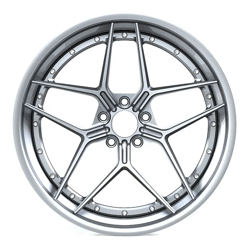 

Custom Two-piece Concave Aluminum Alloy Rims Wheel 18 19 20 21 22Inch 5x120 5x114.3 5x120 Polished Forged Passenger Car Wheels