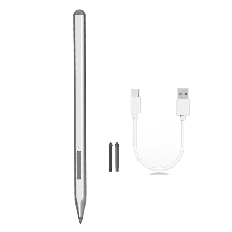 Tablet Styluses Pen 1024Pressure Levels Replaceable Tip for Go/Laptop