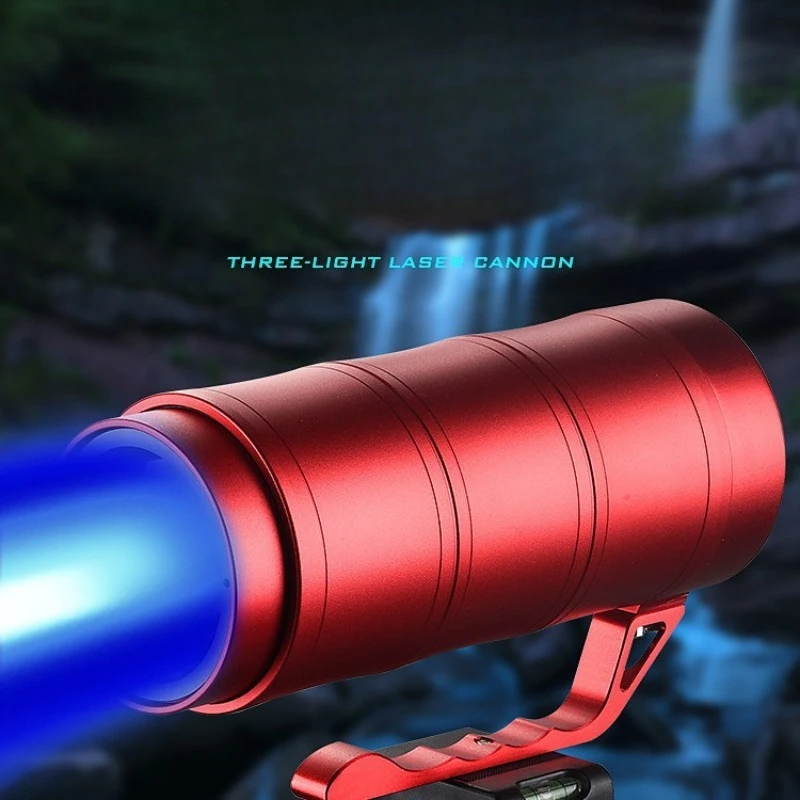 2026 New 100W 3‑Color Source Night Fishing Light High Power Ultra Bright Rechargeable LED Lamp for Outdoor Angling Camping