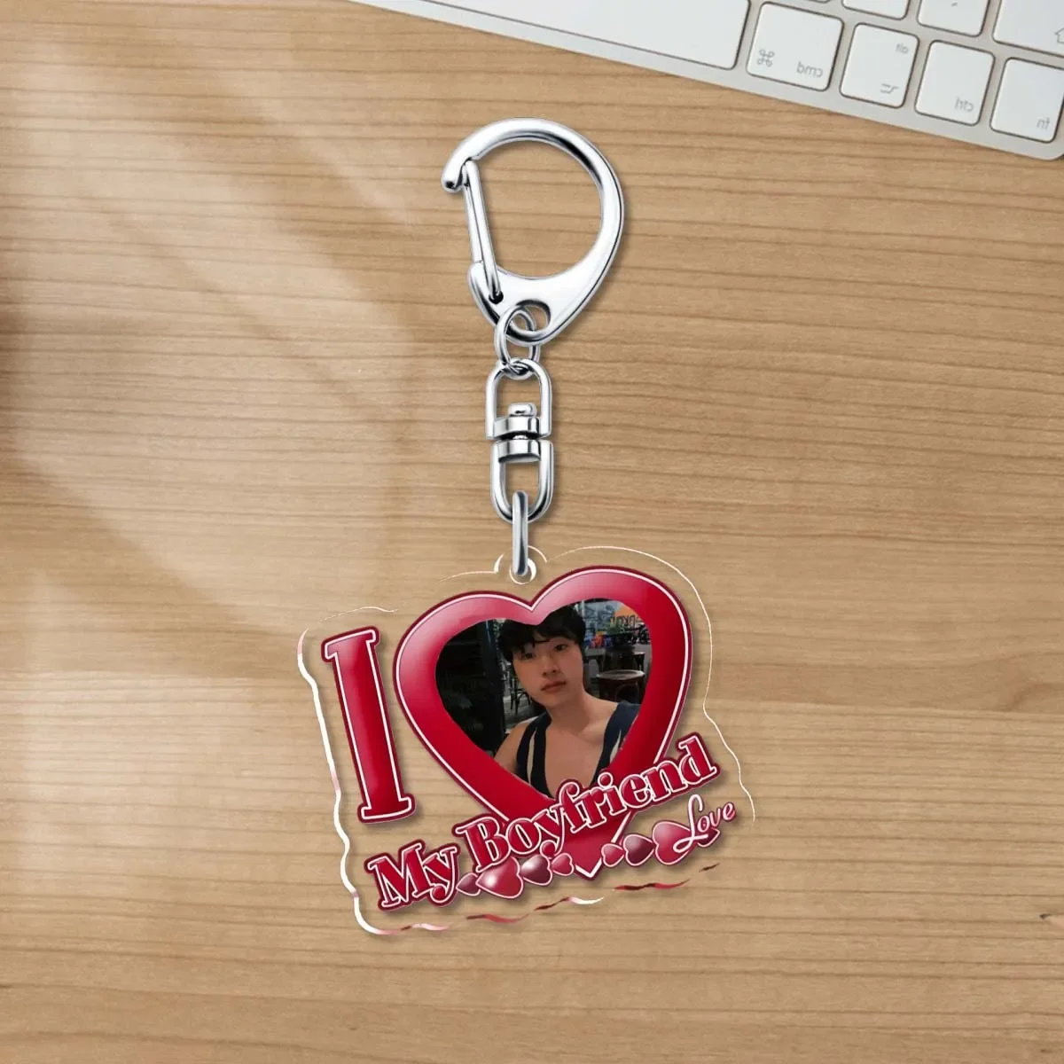 My Keychain Custom I Love My Boyfriend Girlfriend Heart Keychain for Women Accessories  Bf Gf Key Chain Ring Keychains Jewelry Couple Gift AliExpress 36