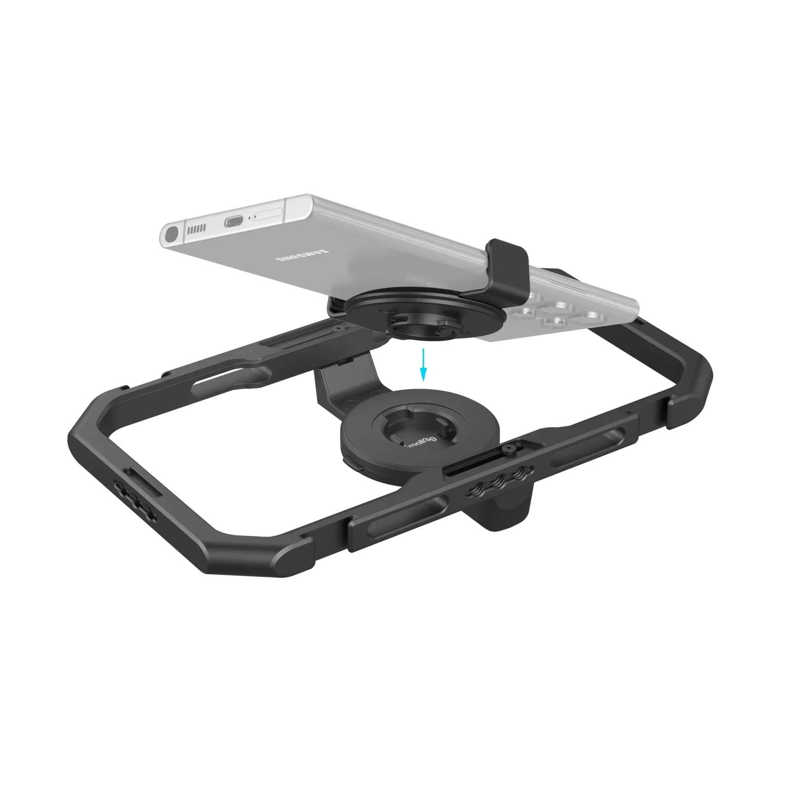 SmallRig Universal Quick Release Mobile Phone Cage for Huawei Mate 60 / iPhone15 Pro / Xiaomi /vivo Phone Holder