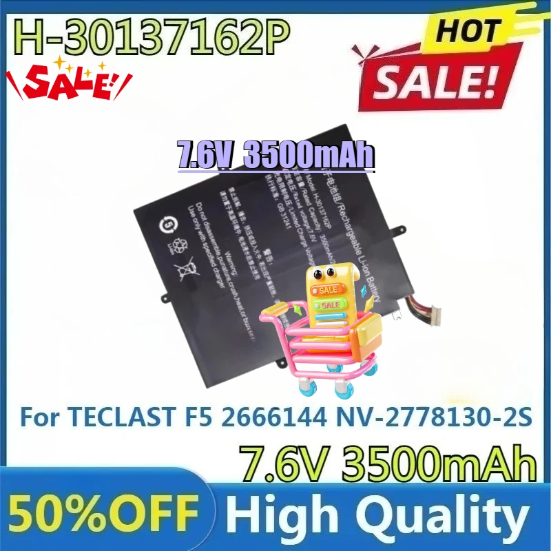 

New H-30137162P High Quality Replaceable 3500mAh Notebook Laptop Battery for TECLAST F5 2666144 NV-2778130-2S JUMPER Ezbook X1