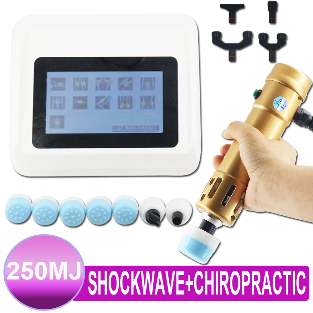 

Professional 250mj Shockwave Therapy Machine Home Use Shock Wave Health Care Physiotherapy ED Treatment Body Relax Massager