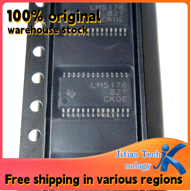 10PCS 100% New LM5176PWPR logo LM5176 SSOP28 Switch controller logic chip Channel direct sales
