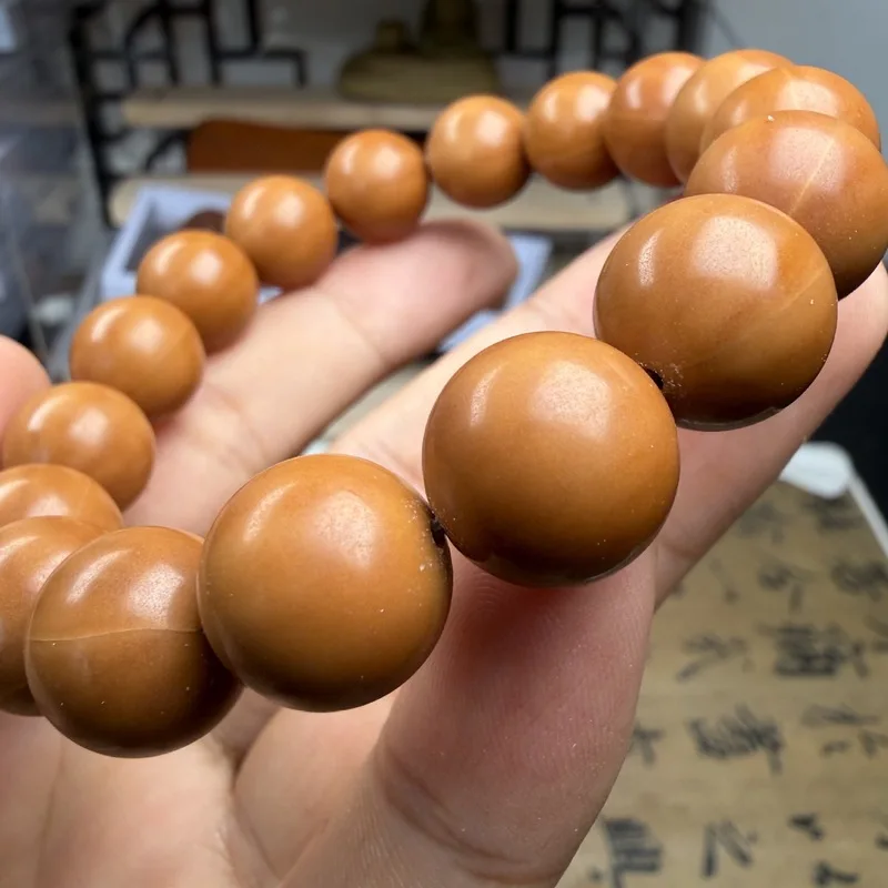 High-quality monkey head walnut bracelet perfectly round unisex pumpkin-shaped natural unpolished single-strand colle
