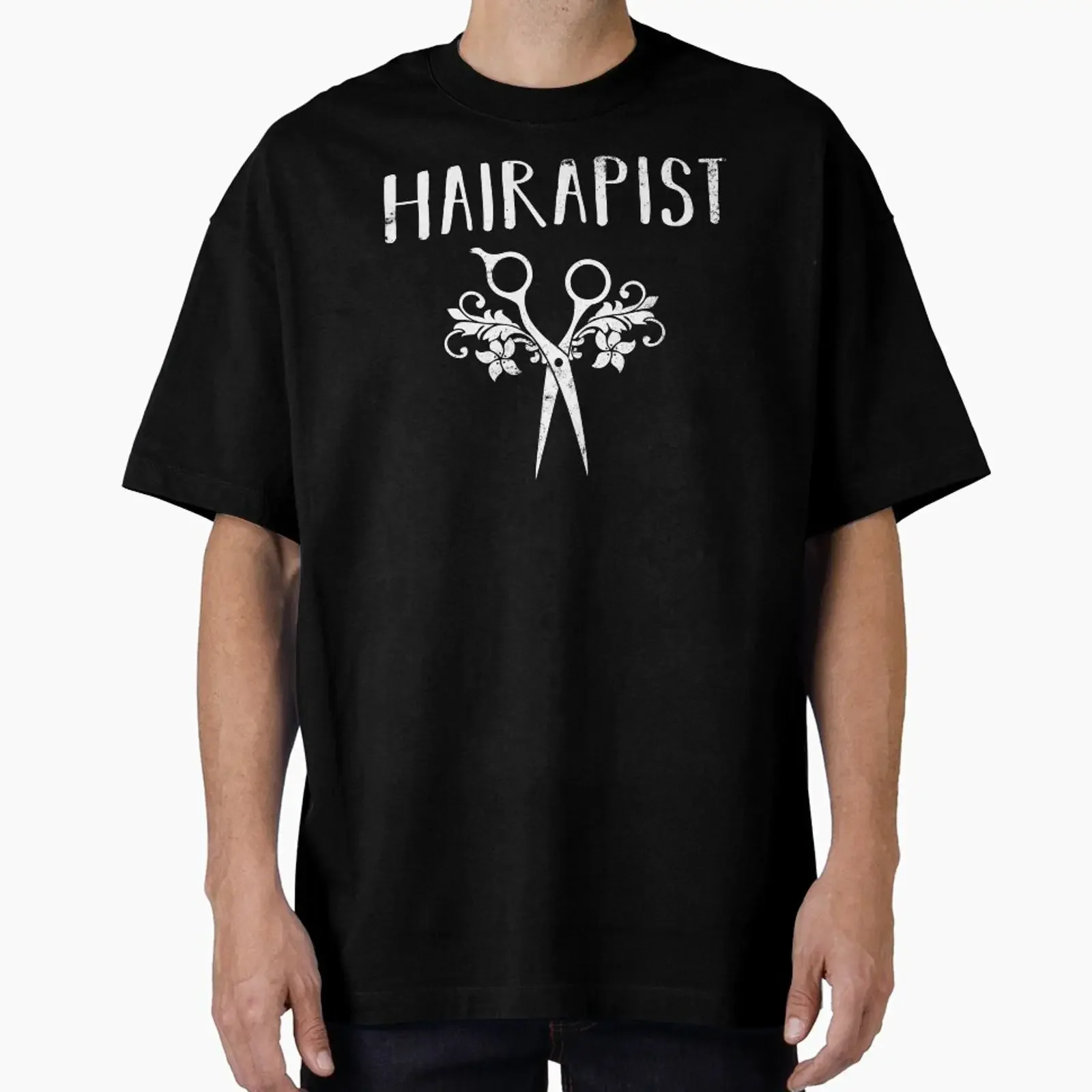 Hairapist Hairstylist Hairdresser Funny Idea designed and sold by NUMAcreations vintage Washed Unisex Comfortable