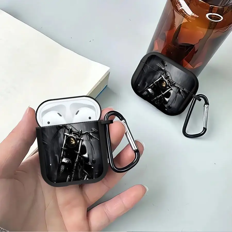 

Earphone Cases Cover Case For Airpods Pro2 4 1 Pro3 2 3 Pro Black Sports Car Rear Art
