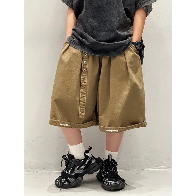 Baoduo children's clothing boys summer pants 2025 new summer casual shorts summer five-point pants tide