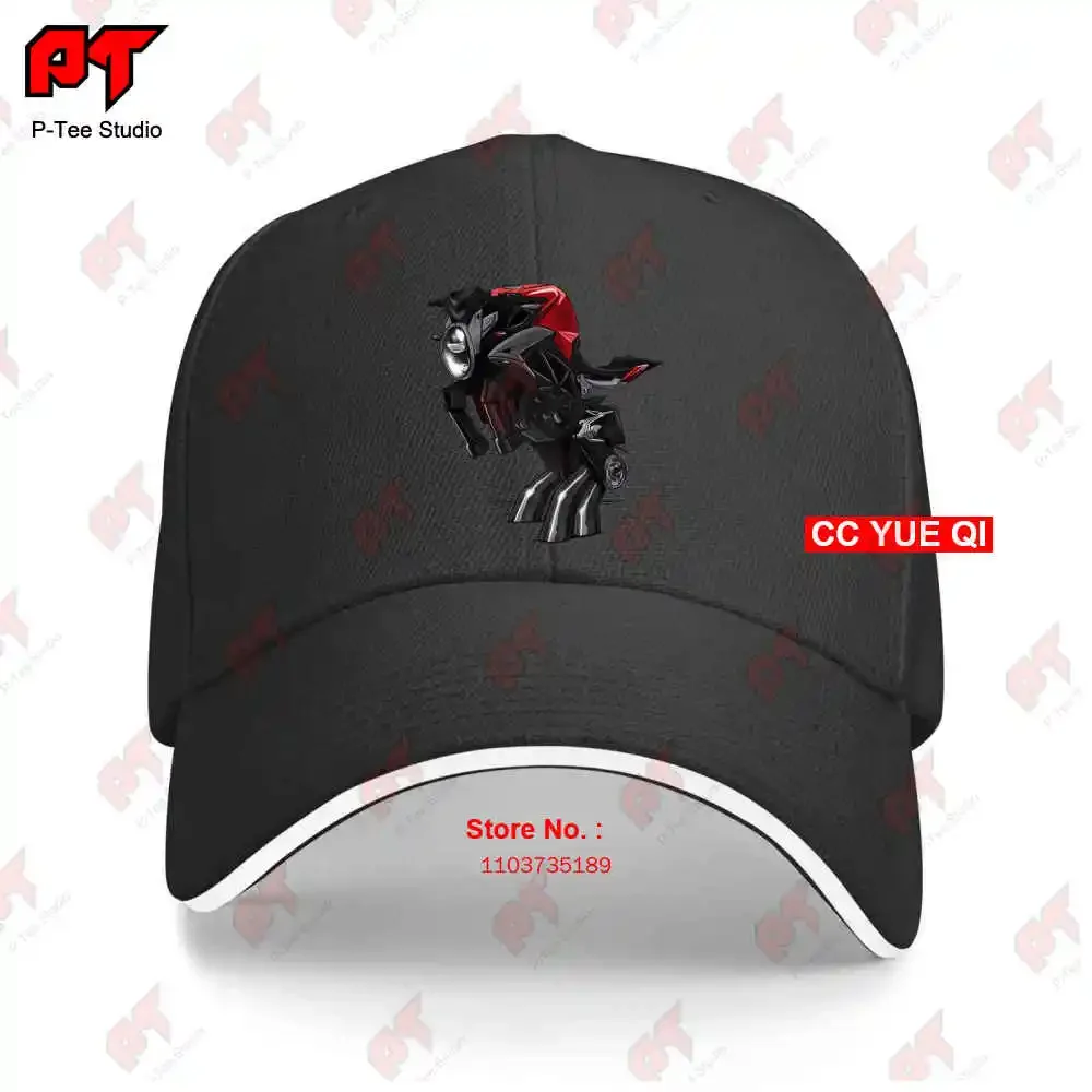 Mv Agusta Brutale 800 Motorcycle Tee Design By Moto Animals Baseball Caps Truck Cap ALLJ