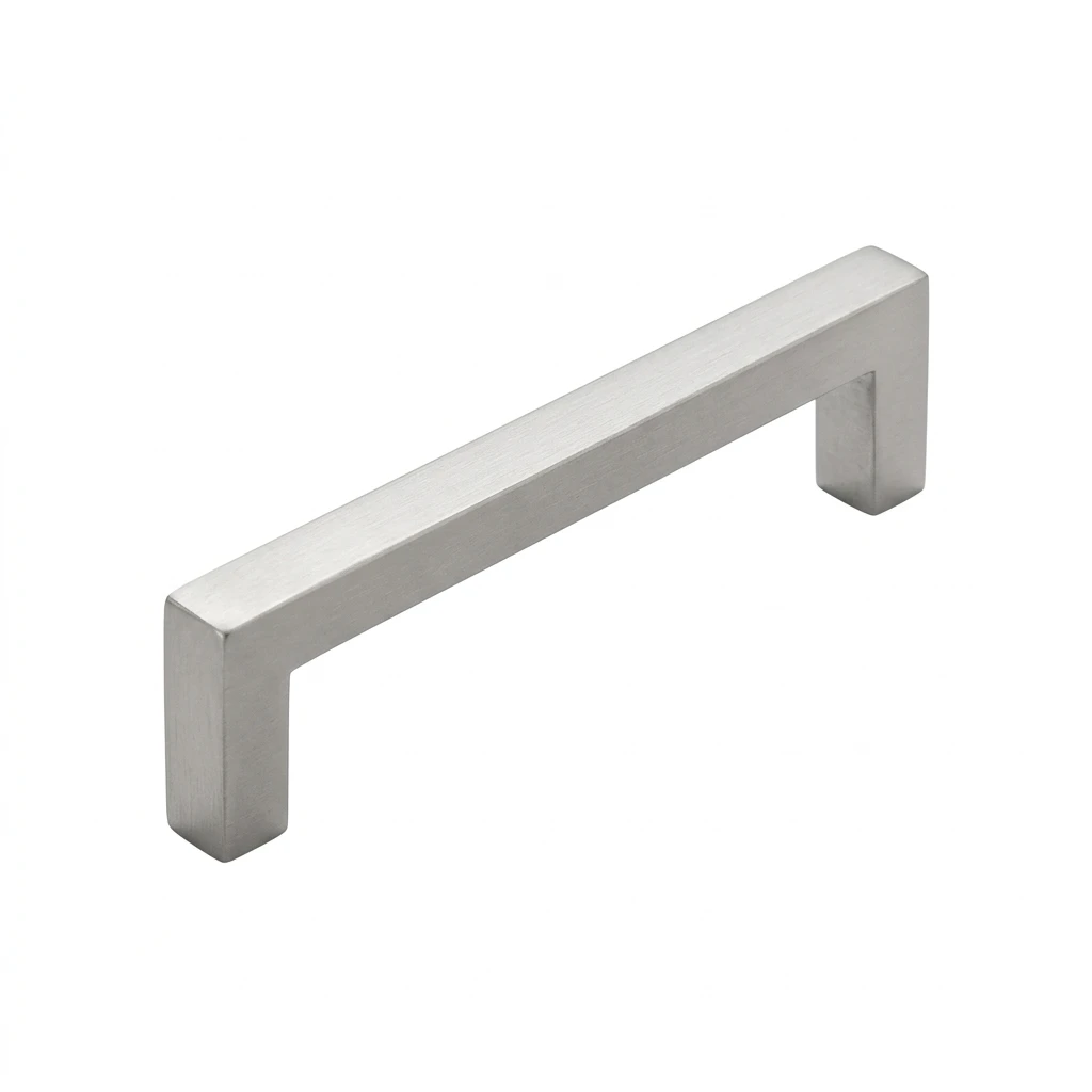 Ergonomic Cabinet Handle Modern for Industrial Kitchen Cupboard Aluminum Alloy Drawer Pulls Matte Black Furniture Hardware