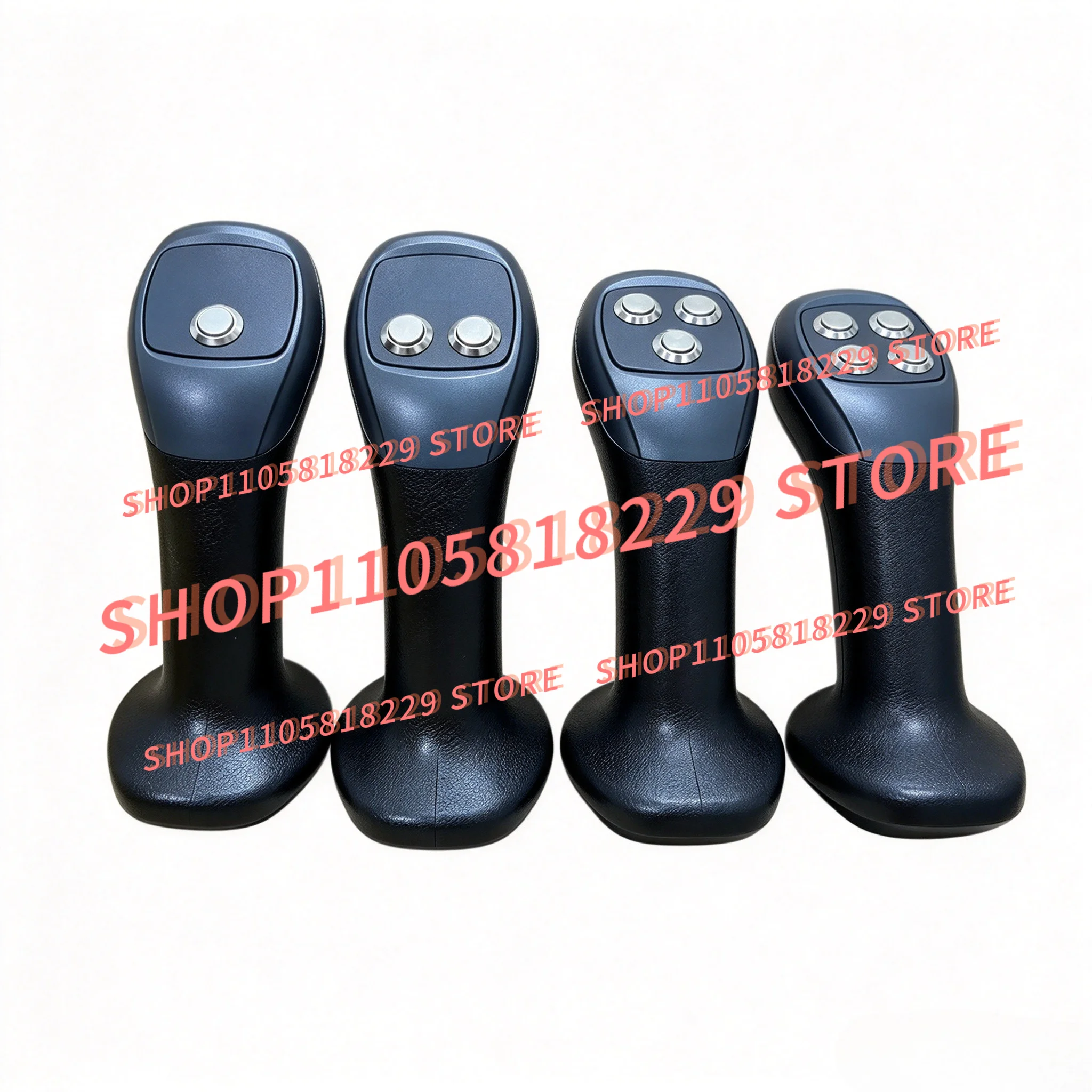 with 1 button, 2 buttons, 3 buttons, 4 buttons, and 5 buttons A pair of high-end imported excavator handles