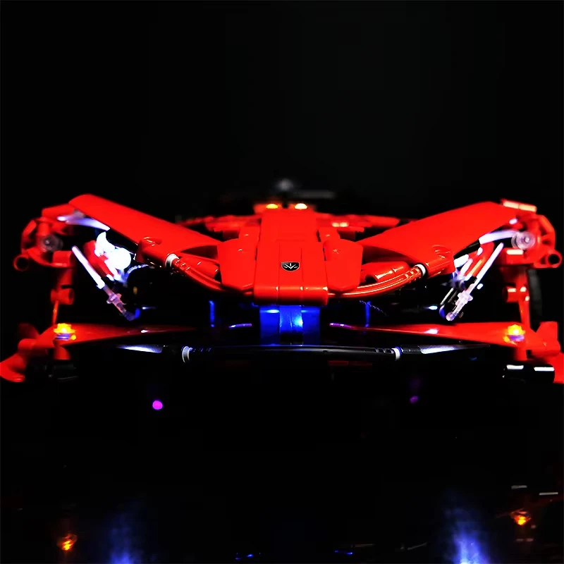 DIY RC LED ライトキット LEGO 43100 テクニカルスポーツカー用 (LED ライトのみ、ブロックモデルなし)