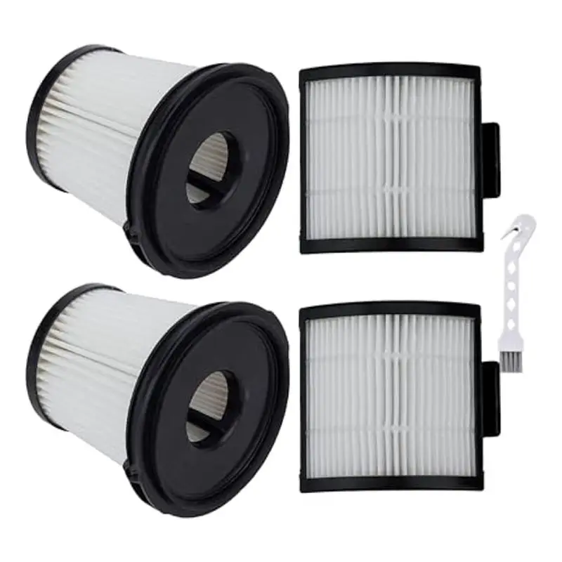 M04K IW3511 Filter Replacement Plastic For Shark IW1111 Detect Pro Cordless Stick Vacuum,2 HEPA Back Filters & 2 Pre-Filters