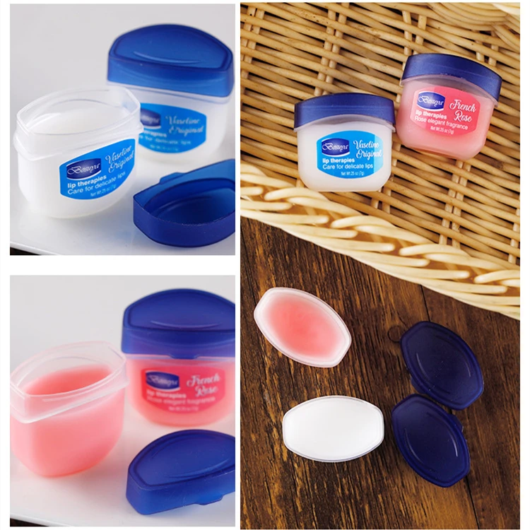 NEUE Mode Natürliche Pflanzen Extrakte Lip Balm Lip Gloss Anti-Rissbildung Organische mit Reinem Erdöl Gelee Lip Lip Pflege feuchtigkeitsspendende