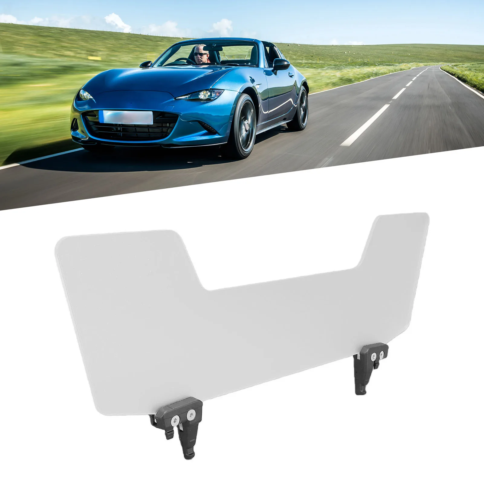 Convertible Windshield 4.5mm Acrylic Windscreen Replacement for Mazda MX-5 Miata ND Soft Top 2015-2025