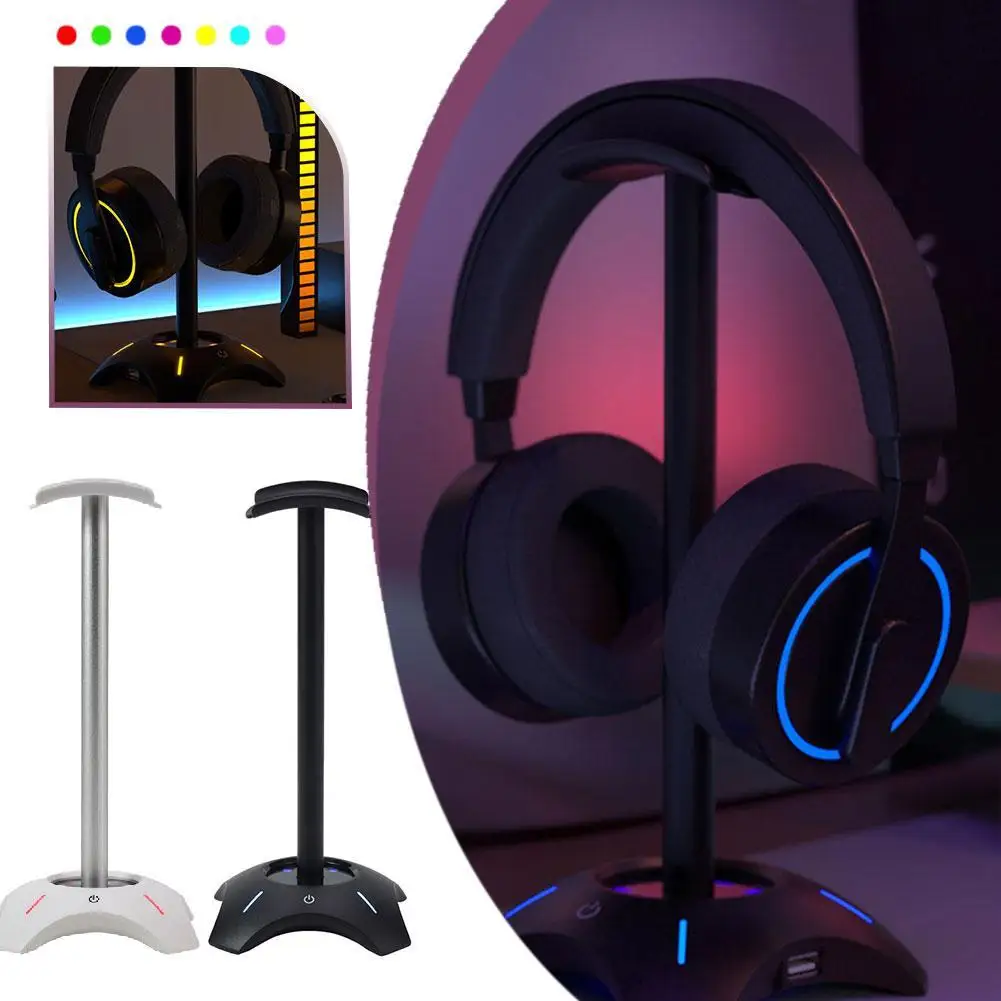 

Кронштейн для наушников для RGB-гарнитуры, держатель для настольного дисплея, полка, аксессуары, стол для геймеров, игры