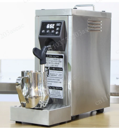 800ML Electric 1450W Steam Milk Foaming Machine Automatic Cleaning Milk Frothers Water Heating Steamer for Bubble Tea Shop