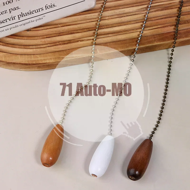 Ceiling Fan Chain Pulls Wooden Pull Chain Pendant Rope Extension Pull Chain Easy Install Removal For Ceiling Light Lamp Fan