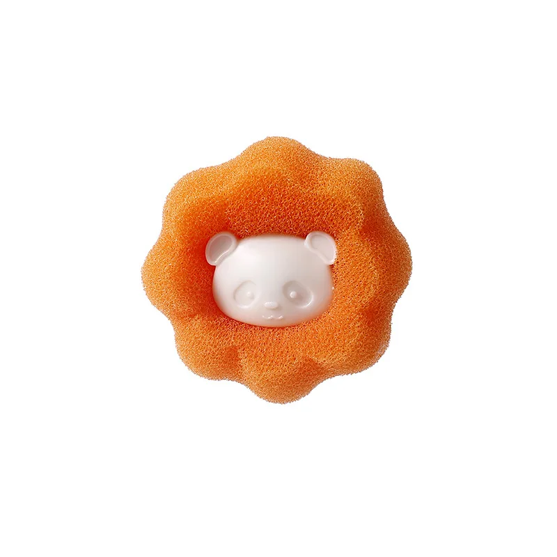 

Washing Machine Sponge Cleaning Ball Sticky Hair Decontamination Laundry Anti-Winding Sea Cartoon Sponge Laundry Ball