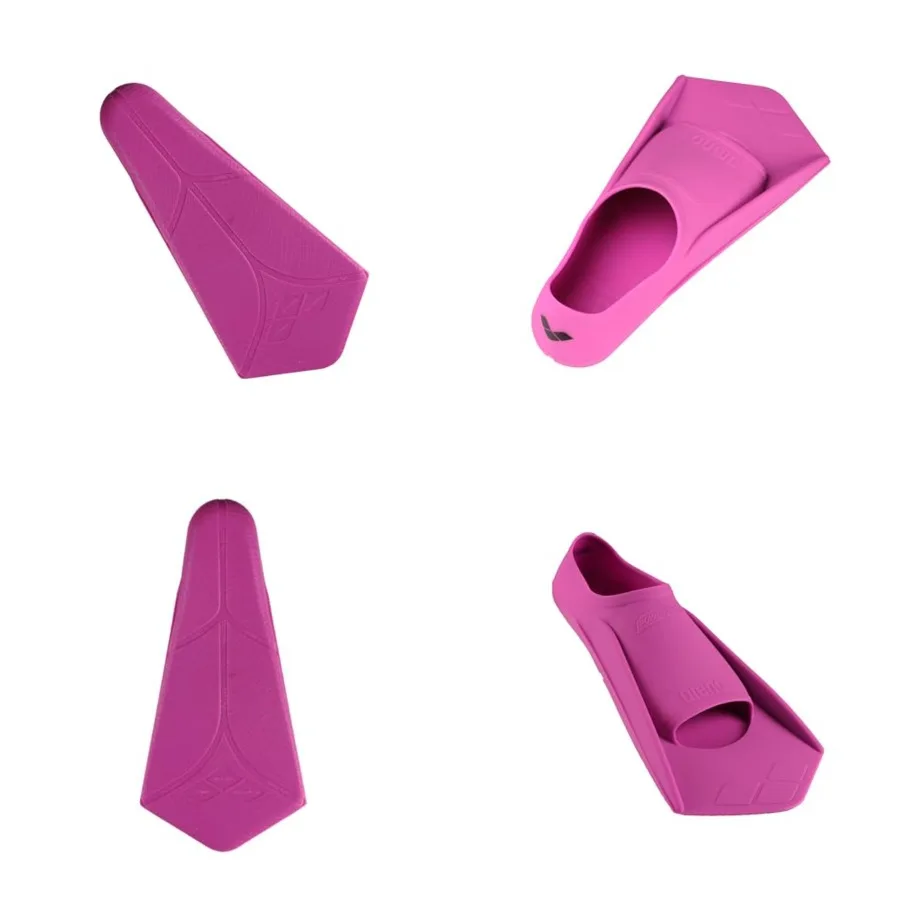 

Powerfin Swim Training Fin Short Blade Silicone Closed Heel Full Feet Pocket