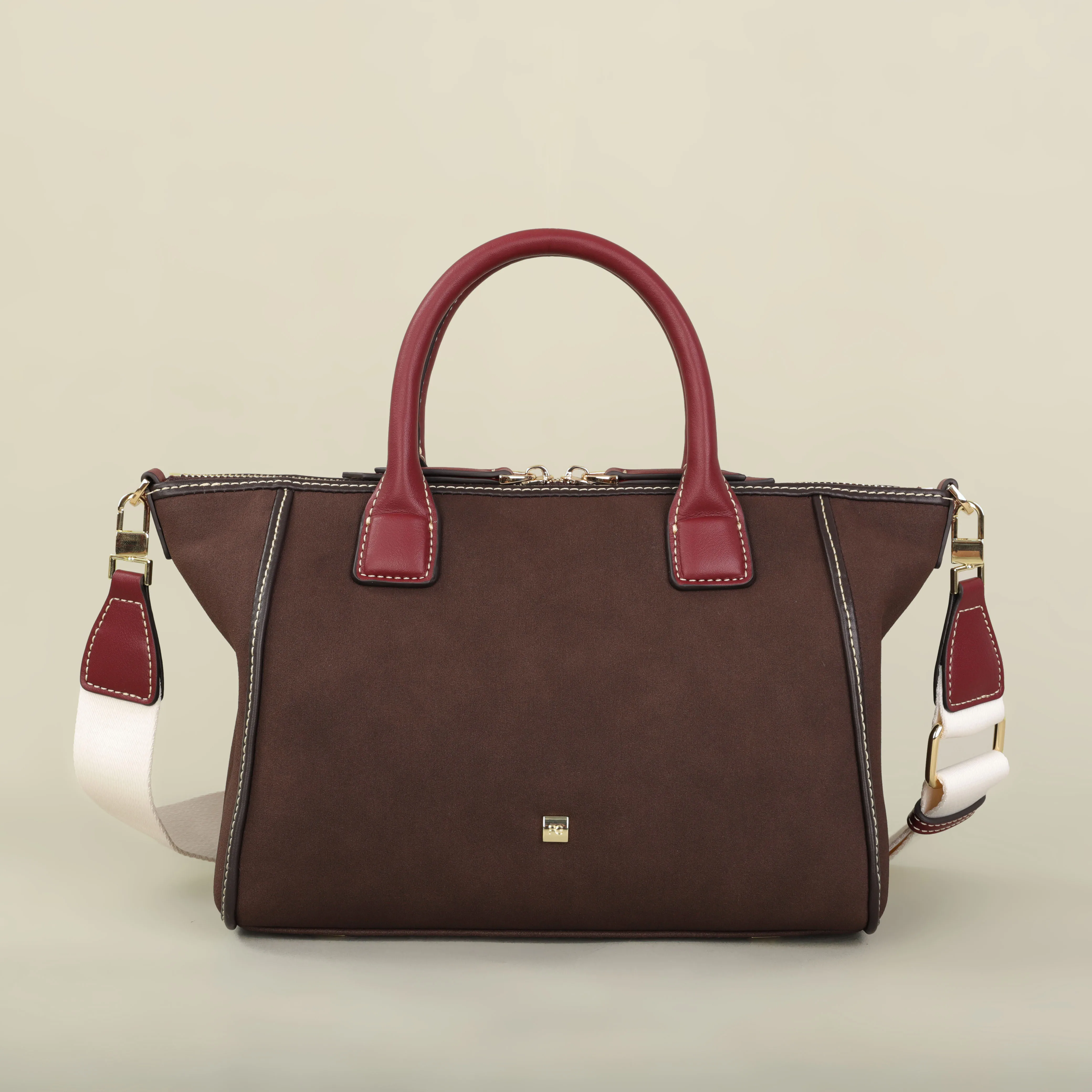 PG Damen Luxus-Tragetasche, Große Kapazität, Schulterhandtasche, Modisches Designer-Design, Casual, Hochwertig, Minimalistisch, Elegante Tasche – Detail 7