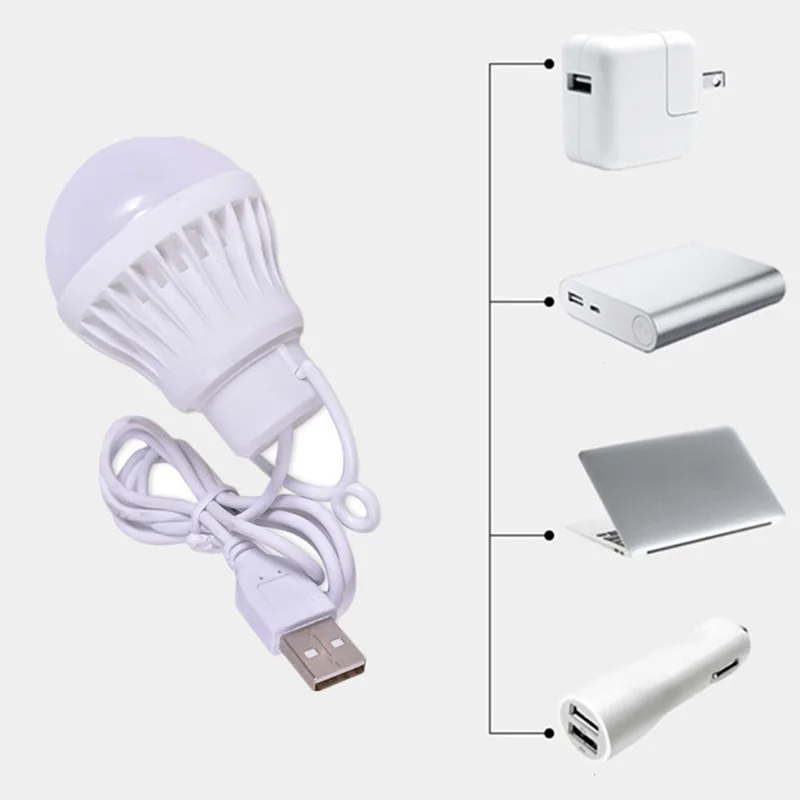 ZK50 5W 7W Mini USB LED Lâmpada portátil para leitura de estudantes Aprendizagem Camping Iluminação externa Luz de acampamento