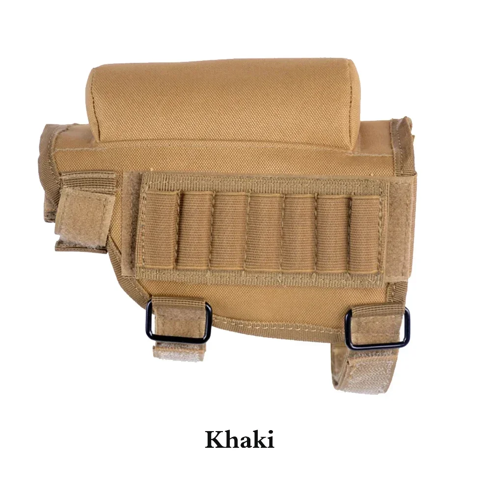 Buttstock Ammo Verstelbare Cartridges Jachtdrager Tactische Geweerkoffer Wangsteun Riser Nylon PouchBullet Houder Tas Shell