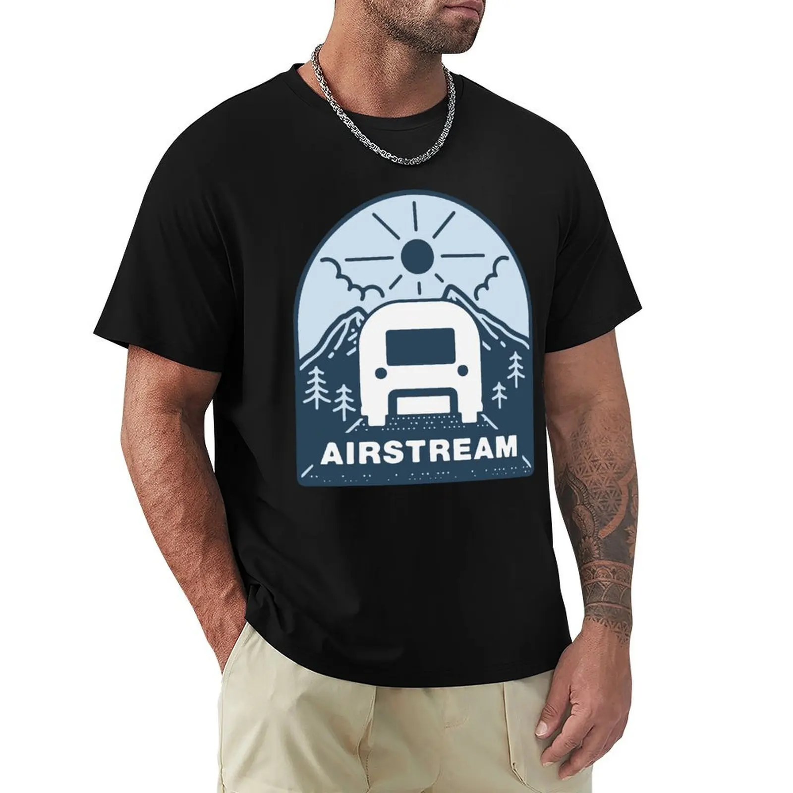 

Airstream Adventure T-Shirt oversized graphic tee valentines boutique clothes compression shirt men
