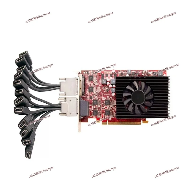 Multi-screen Graphics Card 8 -12 Screens Point-to-point Splicing 2 Rows 6 Columns TV Wall Splicing Independent Graphics Card