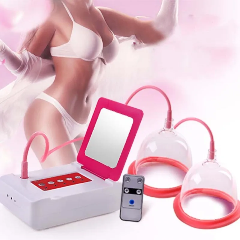 Breast Massage Electric Vacuum Cups Enlargement Breast Enhancer Pump Bra Enlarge Remote Massager Bust Developer Care