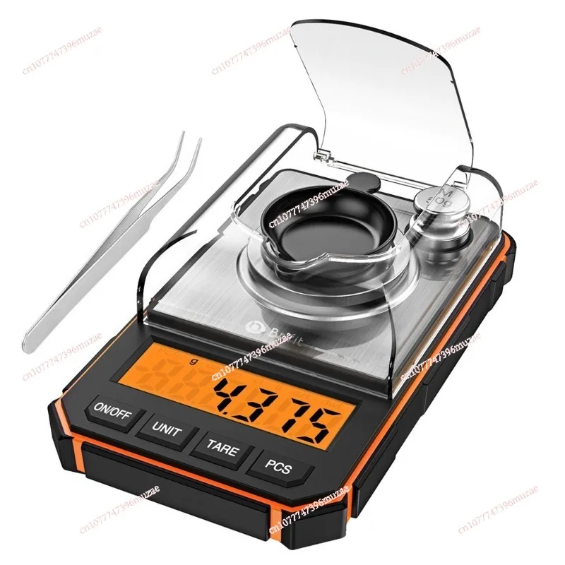 Brifit Electronic Digital Scale 0.001g/50gMini Scale Precision Professional Pocket Scale Milligram with 50g Calibration Weights